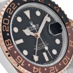 Rolex GMT-Master II Replica 126711CHNR 'Root Beer' Rose Gold Stainless Black Dial - Image 5