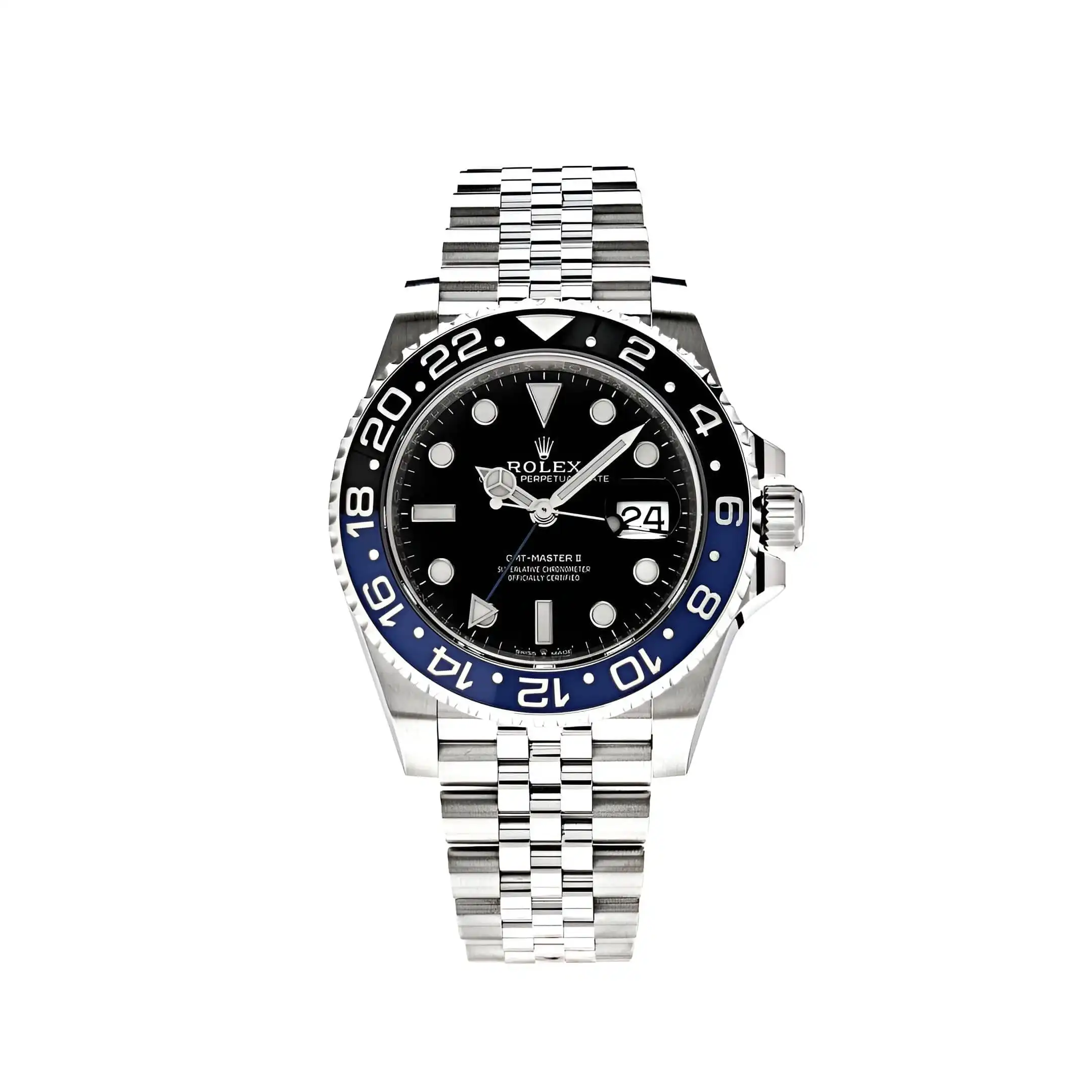 ngn4vd1gcuz.webp Rolex GMT-Master II Replica 126710BLNR 'Batgirl' Stainless Steel Jubilee - Image 1