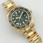 Rolex GMT-Master II Replica 116718LN Yellow Gold Green Dial Black Bezel - Image 2