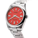 Rolex Oyster Perpetual Replica 124300 Stainless Steel Red Dial - Image 2