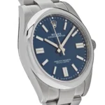 Rolex Oyster Perpetual Replica 124300 Stainless Steel Bright Blue Dial - Image 3