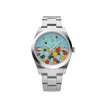 Rolex Oyster Perpetual Replica 124300 Stainless Steel Celebration Motif Dial