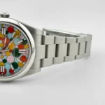 Rolex Oyster Perpetual Replica 124300 Stainless Steel Celebration Motif Dial - Image 8