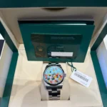 Rolex Oyster Perpetual Replica 124300 Stainless Steel Celebration Motif Dial - Image 12