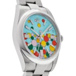 Rolex Oyster Perpetual Replica 124300 Stainless Steel 'Celebration Motif' Dial - Image 3