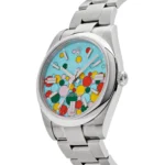Rolex Oyster Perpetual Replica 124300 Stainless Steel 'Celebration Motif' Dial - Image 4