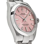 Rolex Oyster Perpetual Replica 124200 Ladies Stainless Steel Pink Dial - Image 4