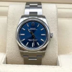 Rolex Oyster Perpetual Replica 124200 Ladies Stainless Steel Blue Dial - Image 2