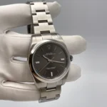 Rolex Oyster Perpetual Replica 114300 Stainless Steel Rhodium Slate Grey Stick - Image 2
