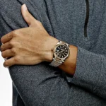Replica Rolex Sky-Dweller 336933 Stainless Steel Yellow Gold Jubilee Black Dial - Image 2