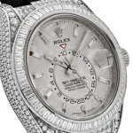 Replica Rolex Sky-Dweller 336259TBR White Gold Meteorite Dial Diamond Bezel and Case - Image 6