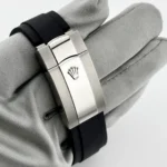 Replica Rolex Sky-Dweller 336239 White Gold Black Dial Oysterflex - Image 10