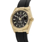 Replica Rolex Sky-Dweller 336238 Yellow Gold Bright Black Dial - Image 3