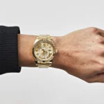 Replica Rolex Sky-Dweller 326938 Yellow Gold Champagne Dial Arabic Numerals - Image 2