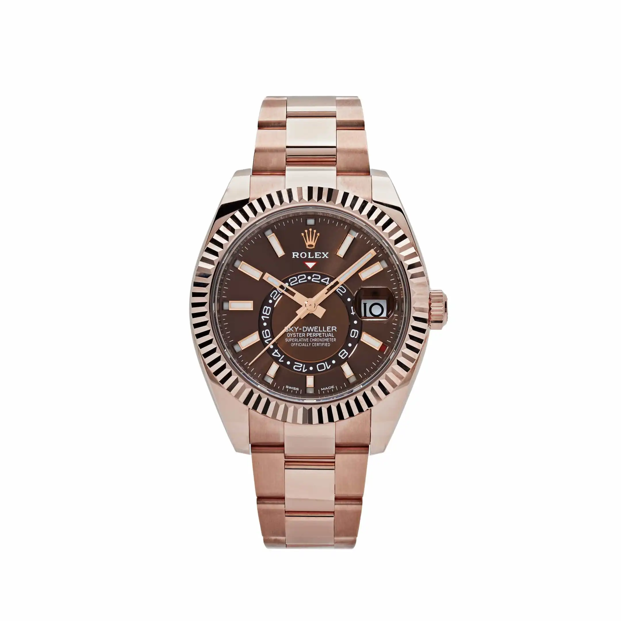 xgntqkvdtnv.webp Replica Rolex Sky-Dweller 326935 Rose Gold Chocolate Dial Oyster - Image 1