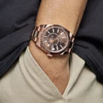 Replica Rolex Sky-Dweller 326935 Rose Gold Chocolate Dial Oyster - Image 2