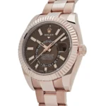 Replica Rolex Sky-Dweller 326935 Rose Gold Chocolate Dial Oyster - Image 3