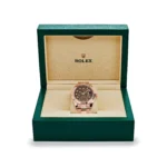 Replica Rolex Sky-Dweller 326935 Rose Gold Chocolate Arabic Numeral Dial - Image 7