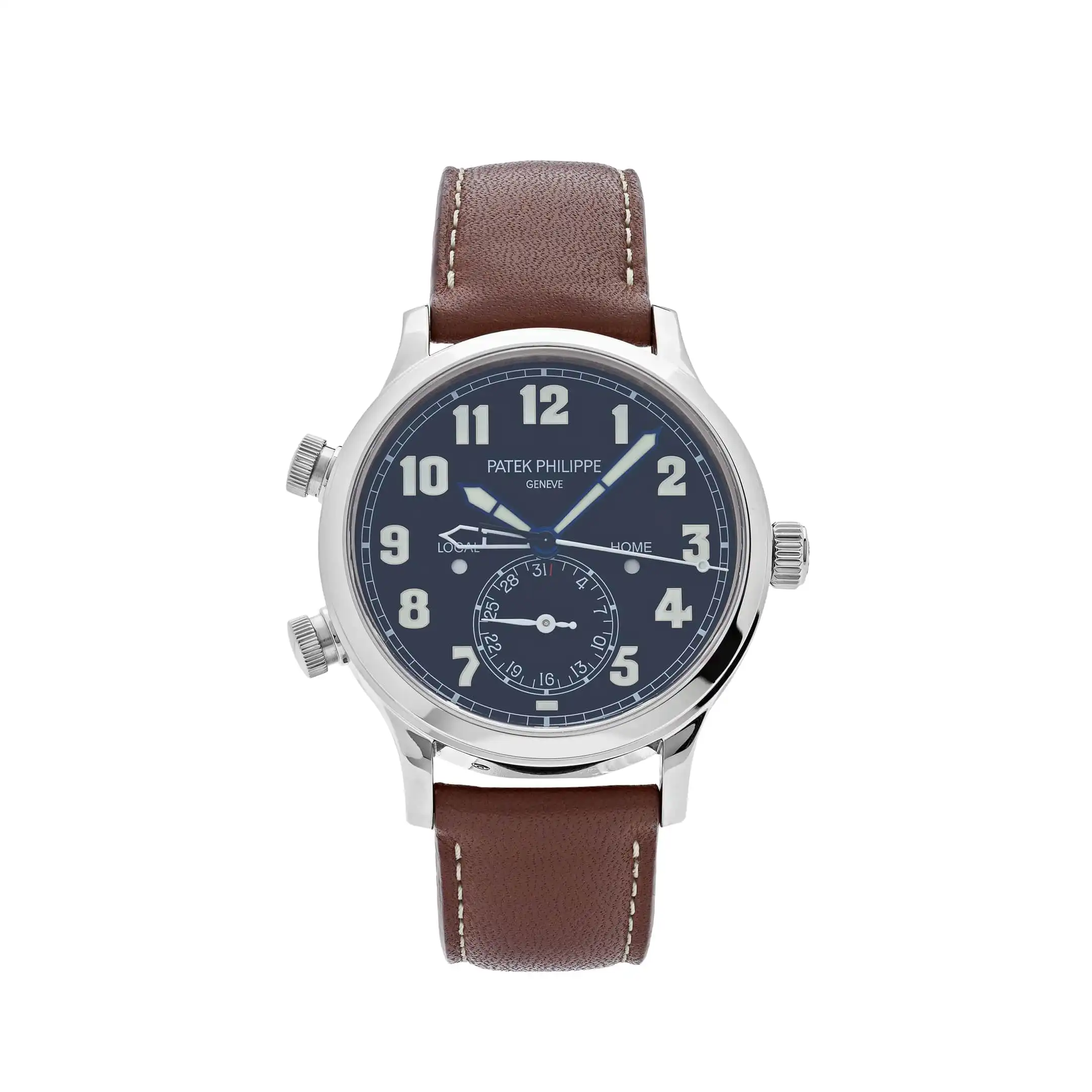 mydztvt4bx3.webp Replica Patek Philippe Calatrava 5524G-001 'Pilot' Travel Time White Gold - Image 1