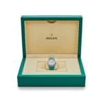 Rolex Day-Date 128159RBR White Gold Diamond Roman Dial - Image 7