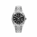 Replica Rolex Sky-Dweller 326934 Stainless Steel Black Dial Jubilee