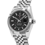 Replica Rolex Sky-Dweller 326934 Stainless Steel Black Dial Jubilee - Image 3