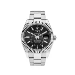 Replica Rolex Sky-Dweller 326934 Stainless Steel Black Dial