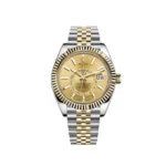 Replica Rolex Sky-Dweller 326933 Stainless Steel Yellow Gold Champagne Dial
