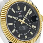 Replica Rolex Sky-Dweller 326933 Stainless Steel Yellow Gold Black Dial - Image 5