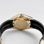 Replica Rolex Sky-Dweller 326238 Yellow Gold Champagne Dial Rubber Strap - Image 6