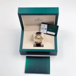 Replica Rolex Sky-Dweller 326238 Yellow Gold Champagne Dial Rubber Strap - Image 12