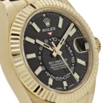 Replica Rolex Sky-Dweller 326238 Yellow Gold Bright Black Dial - Image 5