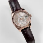 Replica Rolex Sky-Dweller 326135 Rose Gold Sundust Dial - Image 2