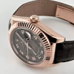 Replica Rolex Sky-Dweller 326135 Rose Gold Chocolate Dial - Image 3