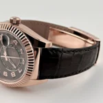 Replica Rolex Sky-Dweller 326135 Rose Gold Chocolate Dial - Image 5