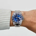 Rolex Submariner Date Replica 116659SABR White Gold Blue Dial Sapphire Diamond Bezel - Image 2