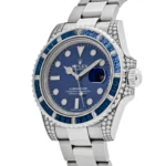 Rolex Submariner Date Replica 116659SABR White Gold Blue Dial Sapphire Diamond Bezel - Image 3