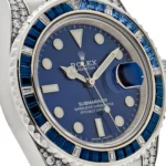 Rolex Submariner Date Replica 116659SABR White Gold Blue Dial Sapphire Diamond Bezel - Image 5