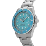 Rolex Submariner Date Replica 116610LN Stainless Steel With Aftermarket Custom Made Blue Dial - Image 3