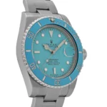 Rolex Submariner Date Replica 116610LN Stainless Steel With Aftermarket Custom Made Blue Dial - Image 4