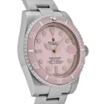 Rolex Submariner Date Replica 116610LN Stainless Steel With Aftermarket Custom Made Pink Dial - Image 5