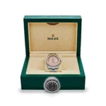 Rolex Submariner Date Replica 116610LN Stainless Steel Aftermarket Custom Made Pink Dial and Bezel - Image 7