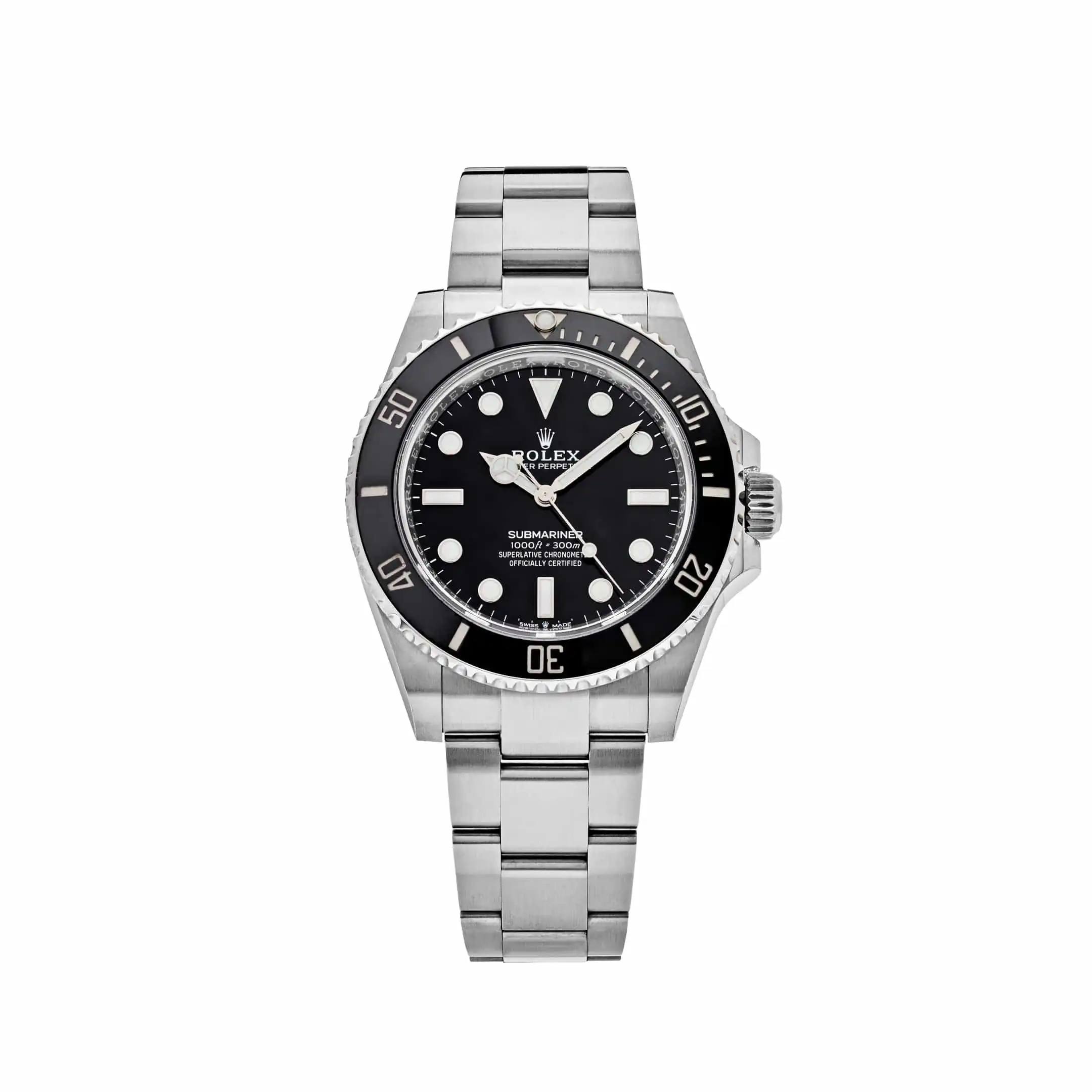 fyljcmvn5zq.webp Rolex Submariner Replica 124060 Stainless Steel Black Dial - Image 1