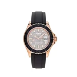 Rolex Yacht-Master Replica 126655 Rose Gold Pave Diamond Dial