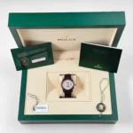 Rolex Yacht-Master Replica 126655 Rose Gold Pave Diamond Dial - Image 11