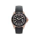 Rolex Yacht-Master Replica 126655 Rose Gold Black Dial