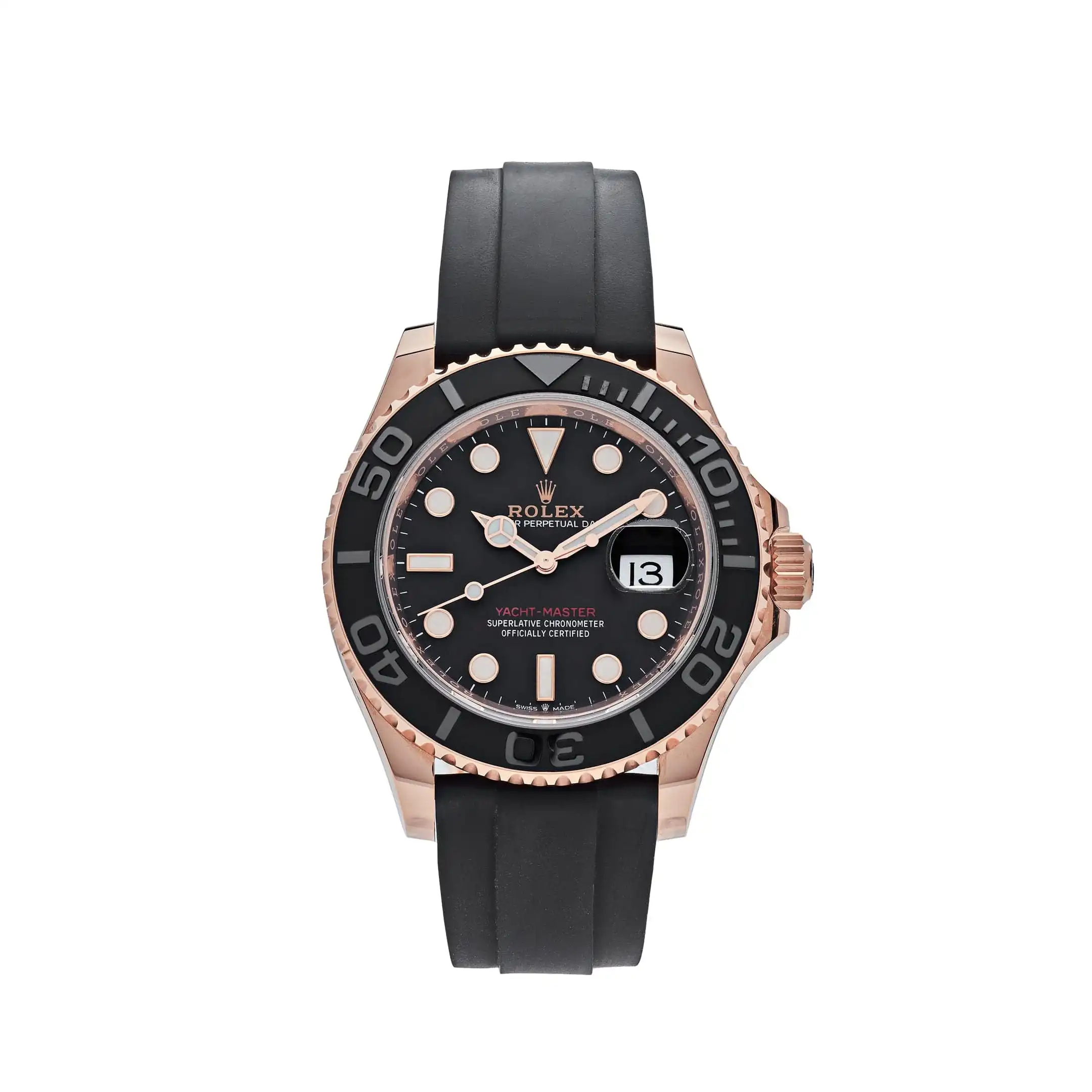 zwv21qlhleh.webp Rolex Yacht-Master Replica 126655 Rose Gold Black Dial - Image 1