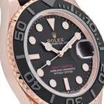 Rolex Yacht-Master Replica 126655 Rose Gold Black Dial - Image 4