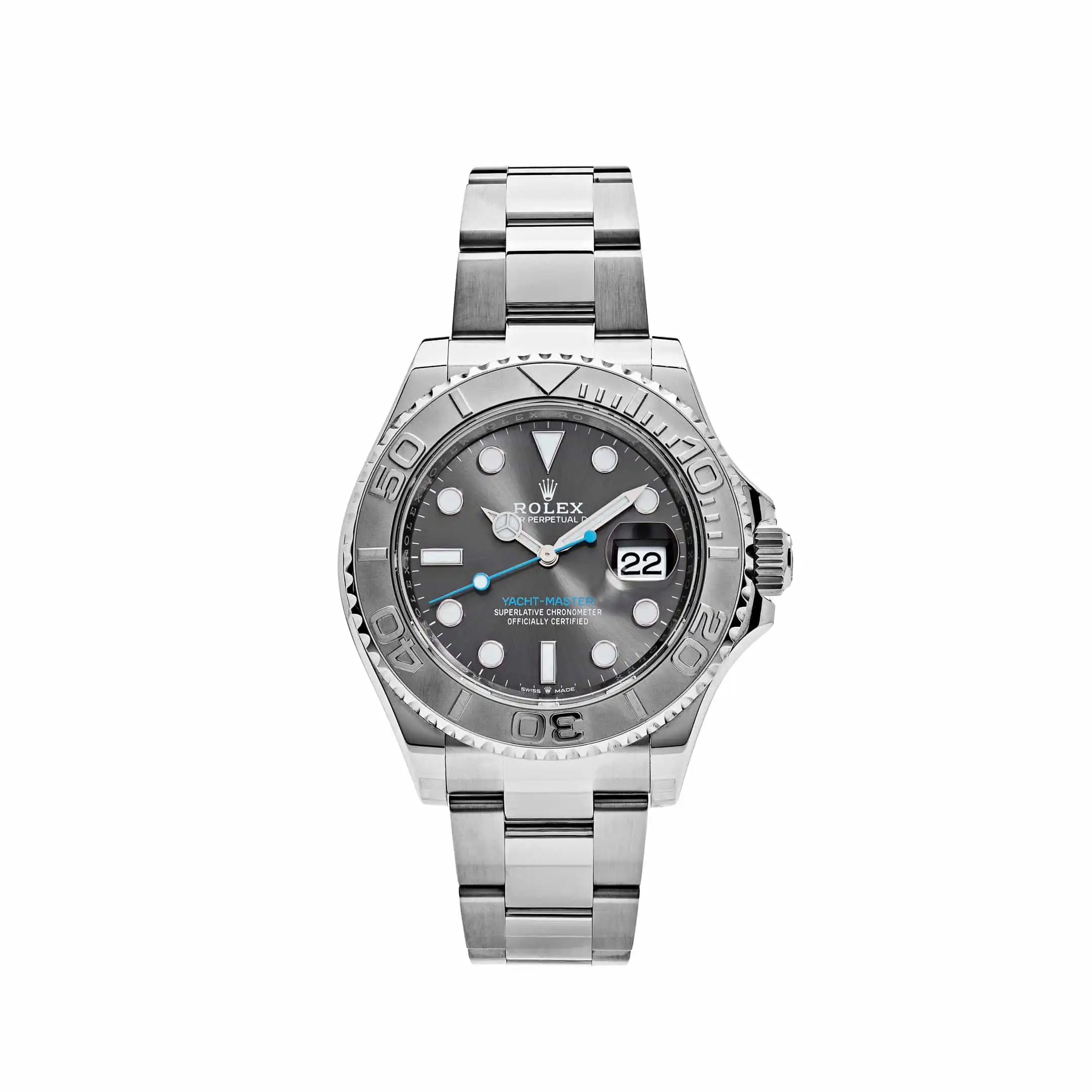 xblxypwqawk.webp Rolex Yacht-Master Replica 126622 Stainless Steel Rhodium Dial - Image 1