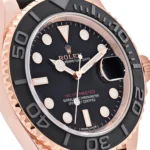 Rolex Yacht-Master Replica 116655 Rose Gold Black Dial - Image 5